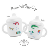 NOLA Foodie Deluxe Gift Bundle| Silicone Sippy Cup | Suction Bowl | Bucket Bib
