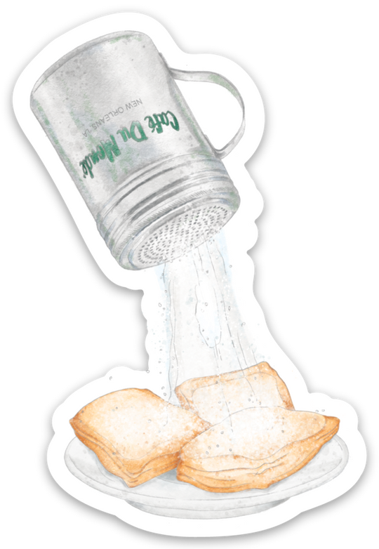 NOLA Food Fun Die Cut Sticker
