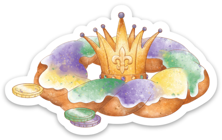 NOLA Food Fun Die Cut Sticker