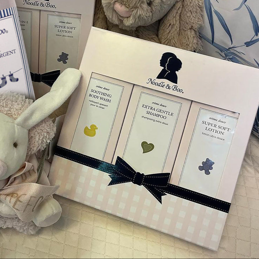 Noodle & Boo Starter Gift Set for Baby's Bath Routine | 3 pcs | 8 oz