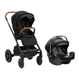 Nuna MIXX Next with Magnetic Buckle + Pipa RX Infant Car Seat with Relx base Travel System | Final Sale