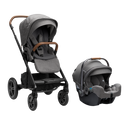 Nuna MIXX Next with Magnetic Buckle + Pipa RX Infant Car Seat with Relx base Travel System | Final Sale