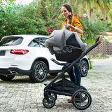 Nuna MIXX Next with Magnetic Buckle + Pipa RX Infant Car Seat with Relx base Travel System | Final Sale