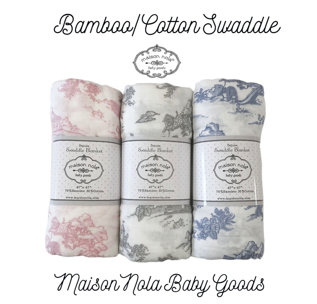 Storyland Toile Stretch Swaddle