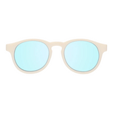 Sweet Cream Keyhole UV Sunglasses with Blue Lens | Limited Edition