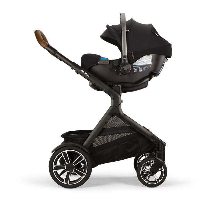 Nuna DEMI Next Single to Double Stroller with Rider Board | Caviar