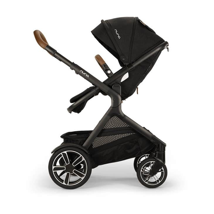 Nuna DEMI Next Single to Double Stroller with Rider Board | Caviar