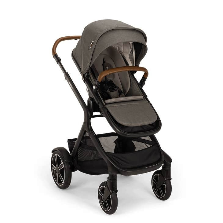 Nuna DEMI Next Single to Double Stroller with Rider Board | Caviar