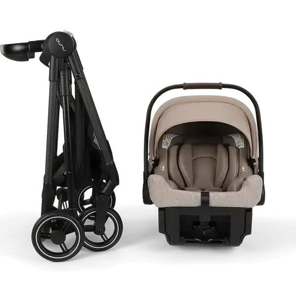 Nuna URBN Flex System | stroller frame, PIPA™ urbn car seat, ring adapter and carry bag