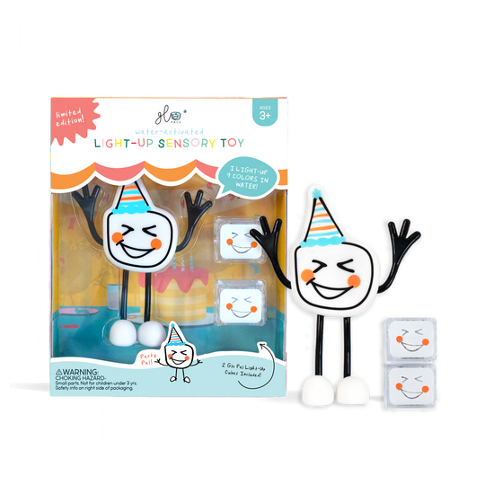 Glo Pals Character Pack with 2 Light Up Sensory Cubes