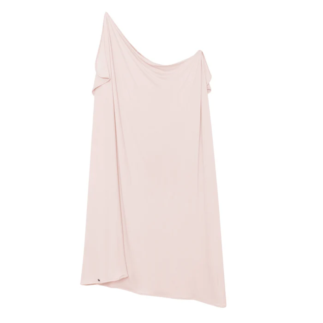 Kyte Bamboo Swaddle Blanket | Solid  blush