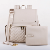 Luna Vegan Leather Parenting Bag with Changing Pad