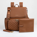 Enya Mond Luna Vegan Leather Parenting Bag with Changing Pad