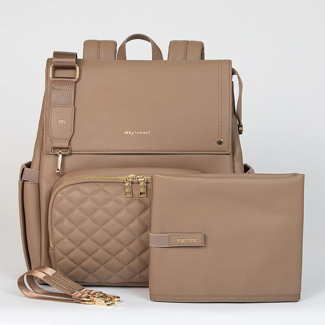 Luna Vegan Leather Parenting Bag with Changing Pad