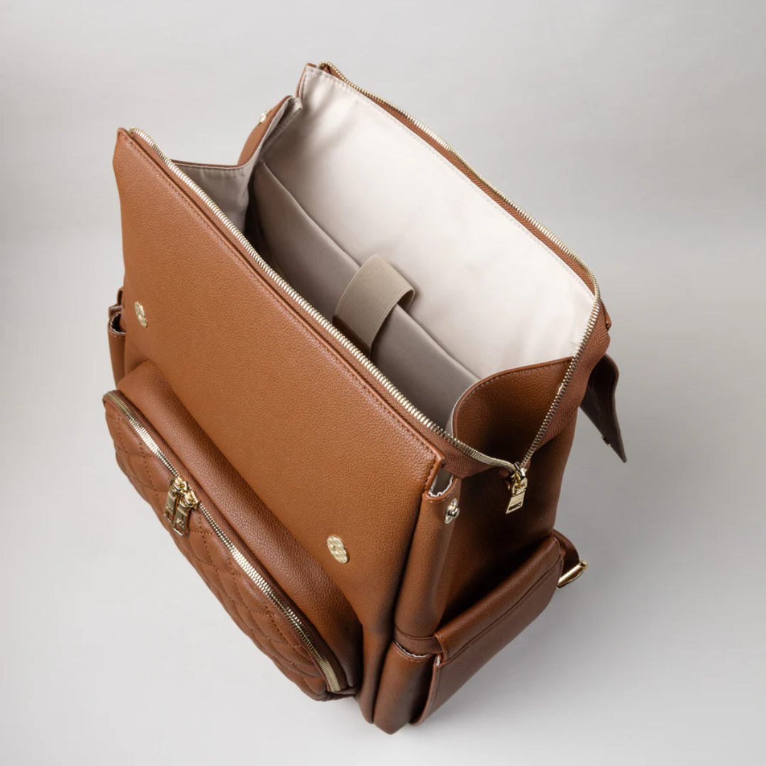 Luna Vegan Leather Parenting Bag with Changing Pad