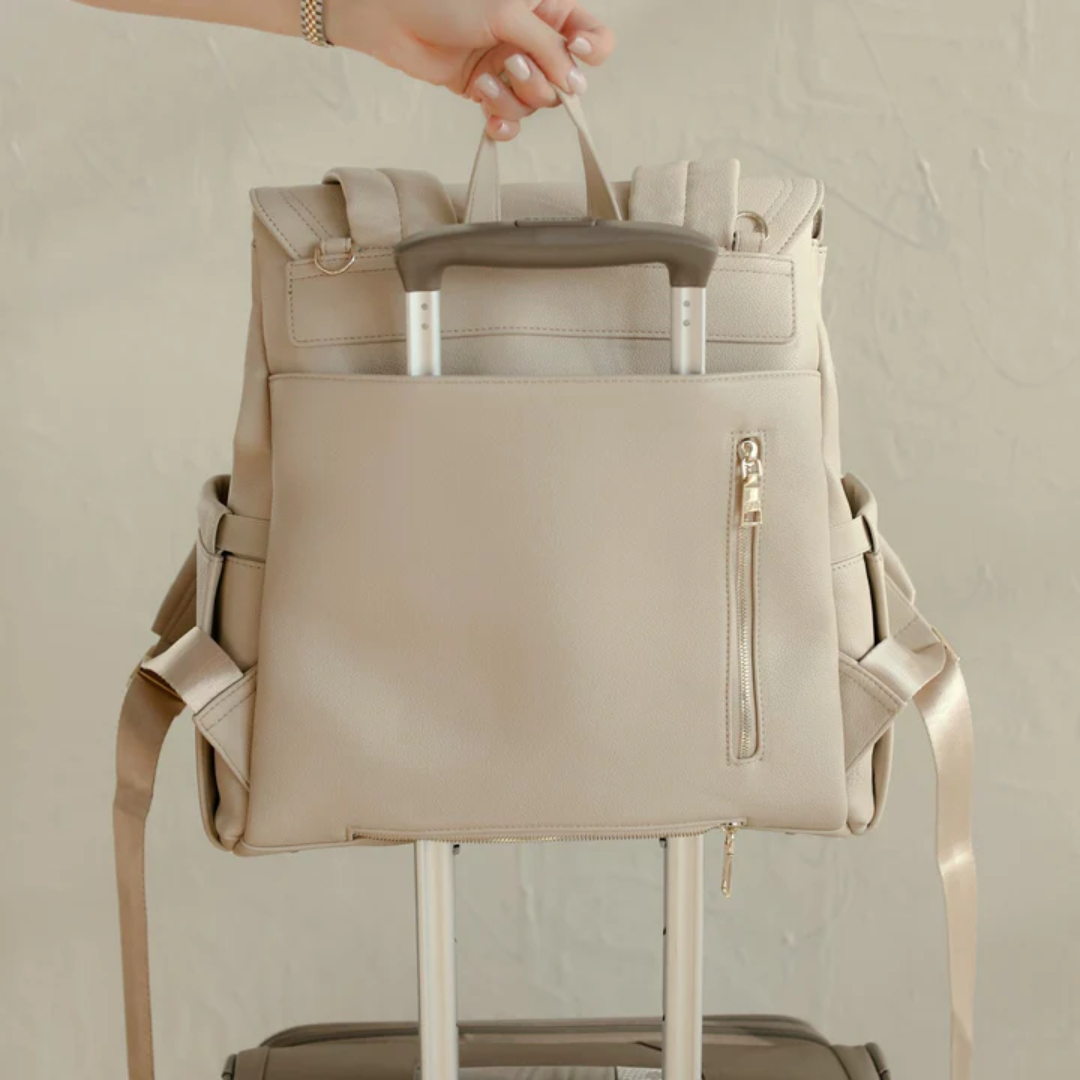 Luna Vegan Leather Parenting Bag with Changing Pad