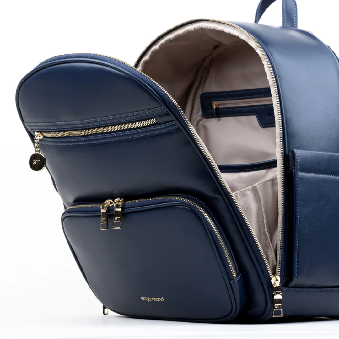 Elara Vegan Leather Parenting Bag with Changing Pad