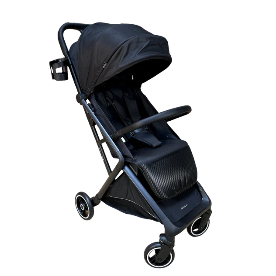 Cangaroo Mini Flip Lightweight Compact Travel Stroller (boutique exclusive) | Black