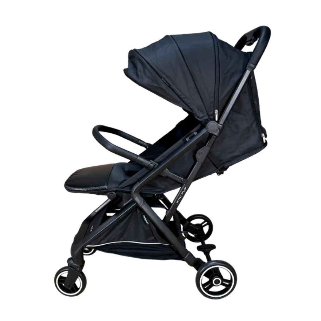 Cangaroo Mini Flip Lightweight Compact Travel Stroller (boutique exclusive) | Black