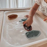 Silicone Stacking Boats Bath and Water Toy | Moon Set