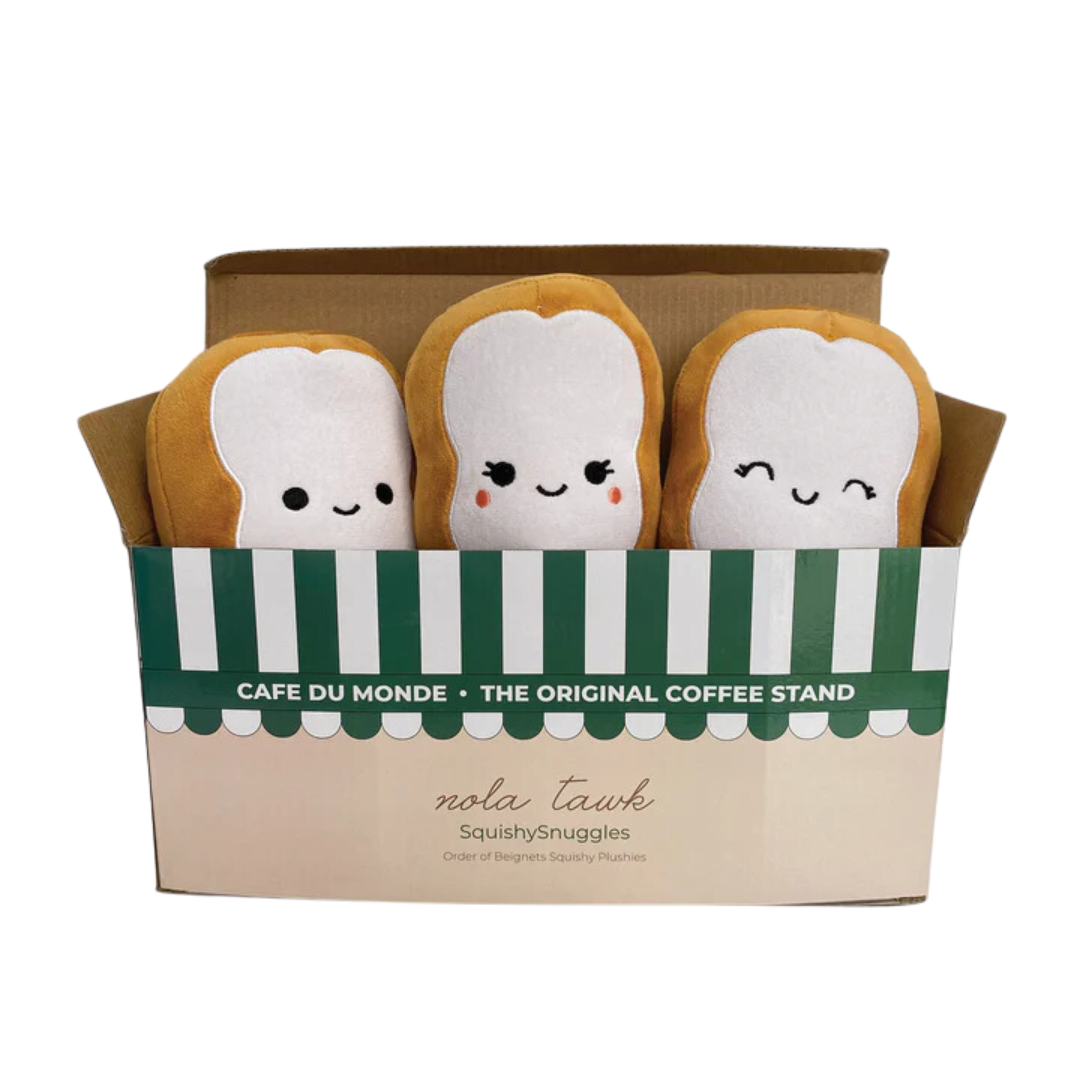 Beignets SquishySnuggles Plush Gift Set