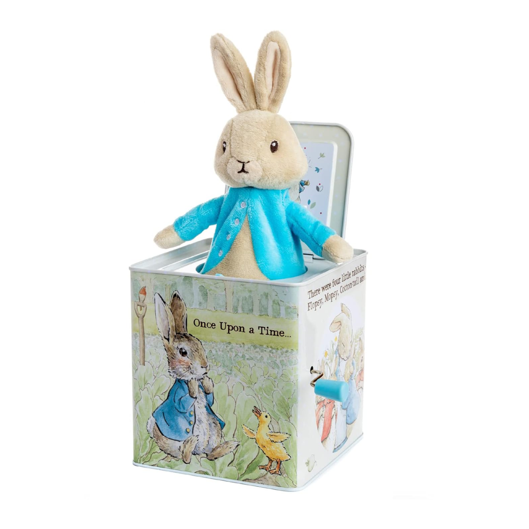 Peter Rabbit Toy Bundle | Jack in the Box with Soft Sensory Book | Once Upon a Time (exclusive)