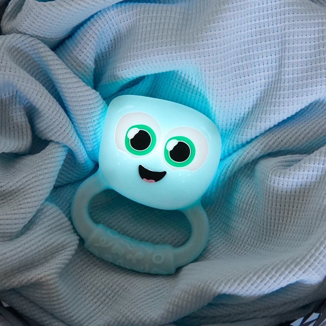 Glo Pals Light Up Sensory Rattle | Blair (Blue)