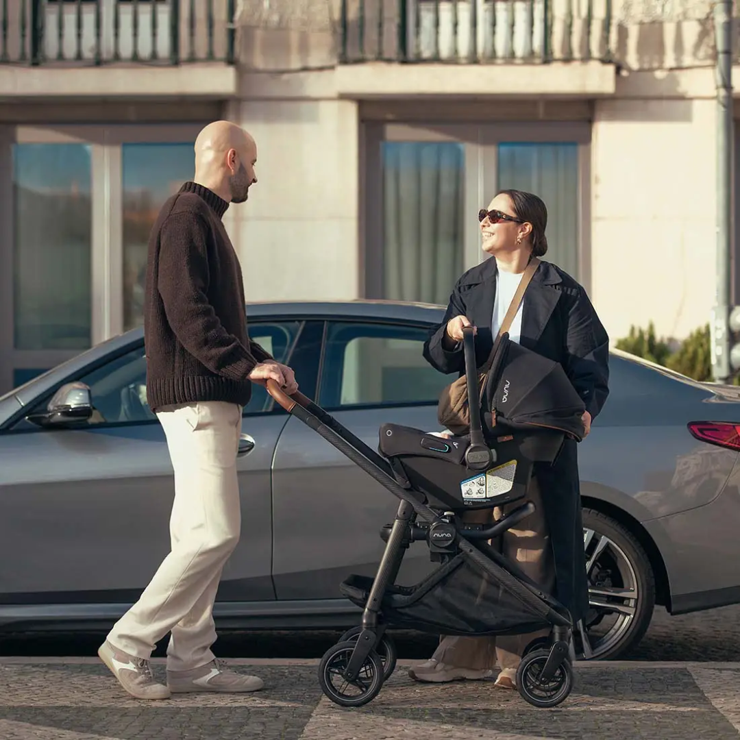 NUNA SWIV stroller + PIPA urbn car seat travel system
