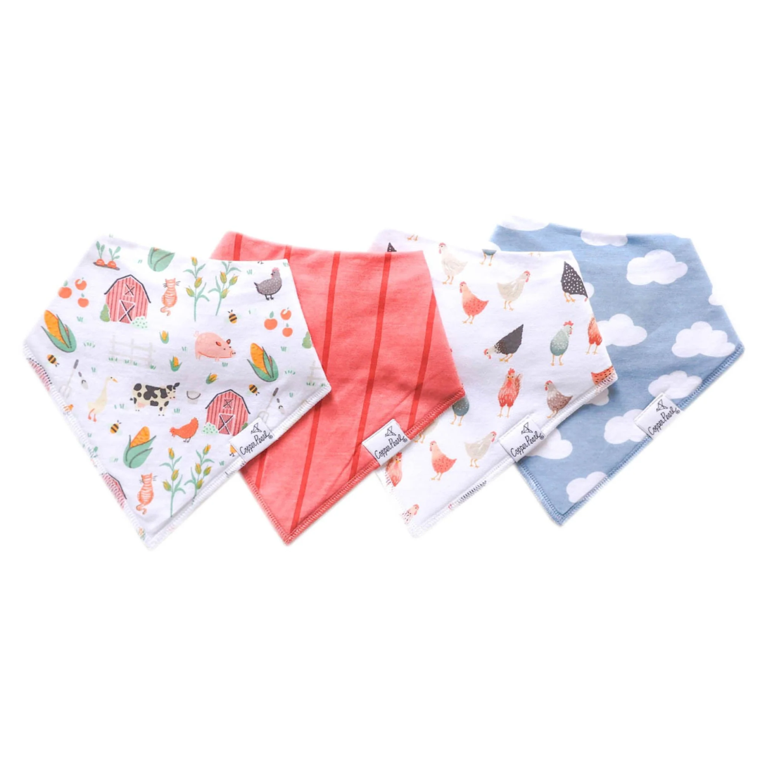 Baby Bandana Bib 4-Pack Set |  Farmstead