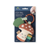 Itzy Pal Natural Plush Teether Sensory Travel Toy | Mushroom