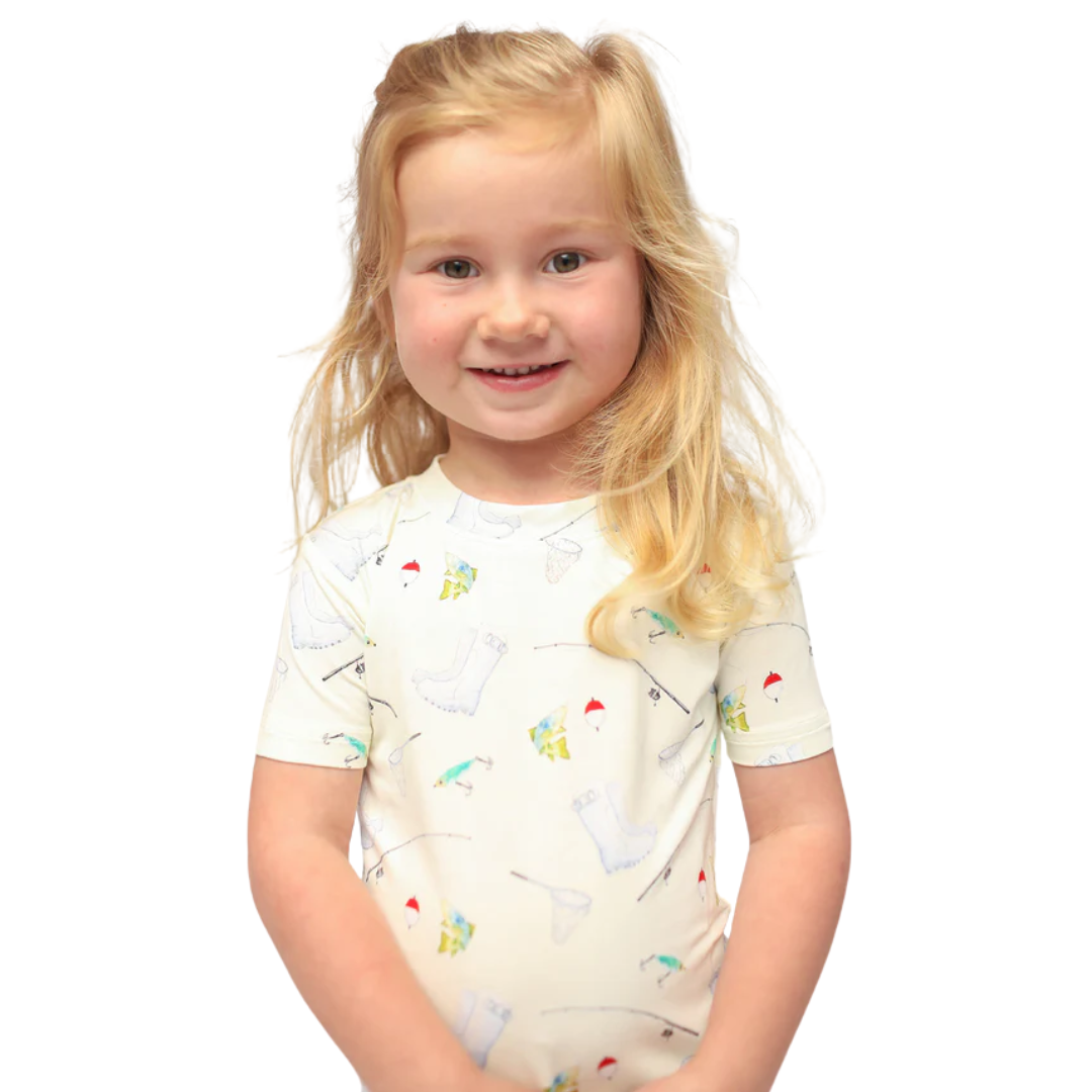 Fishing 2 Piece Bamboo PJ Set