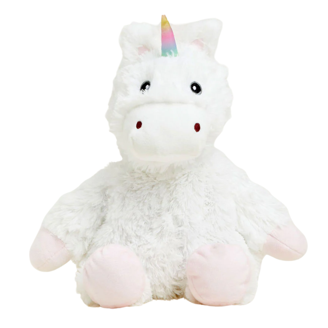 White Unicorn Warmies Plush Toy