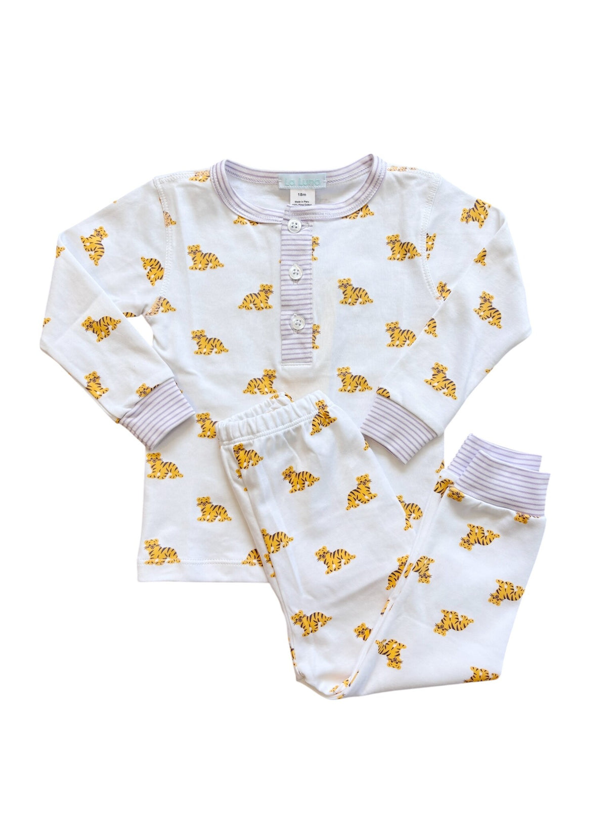 LSU Tigers Pima Toddler Pajamas