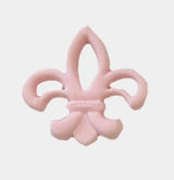 Fleur de Lis Silicone Teether