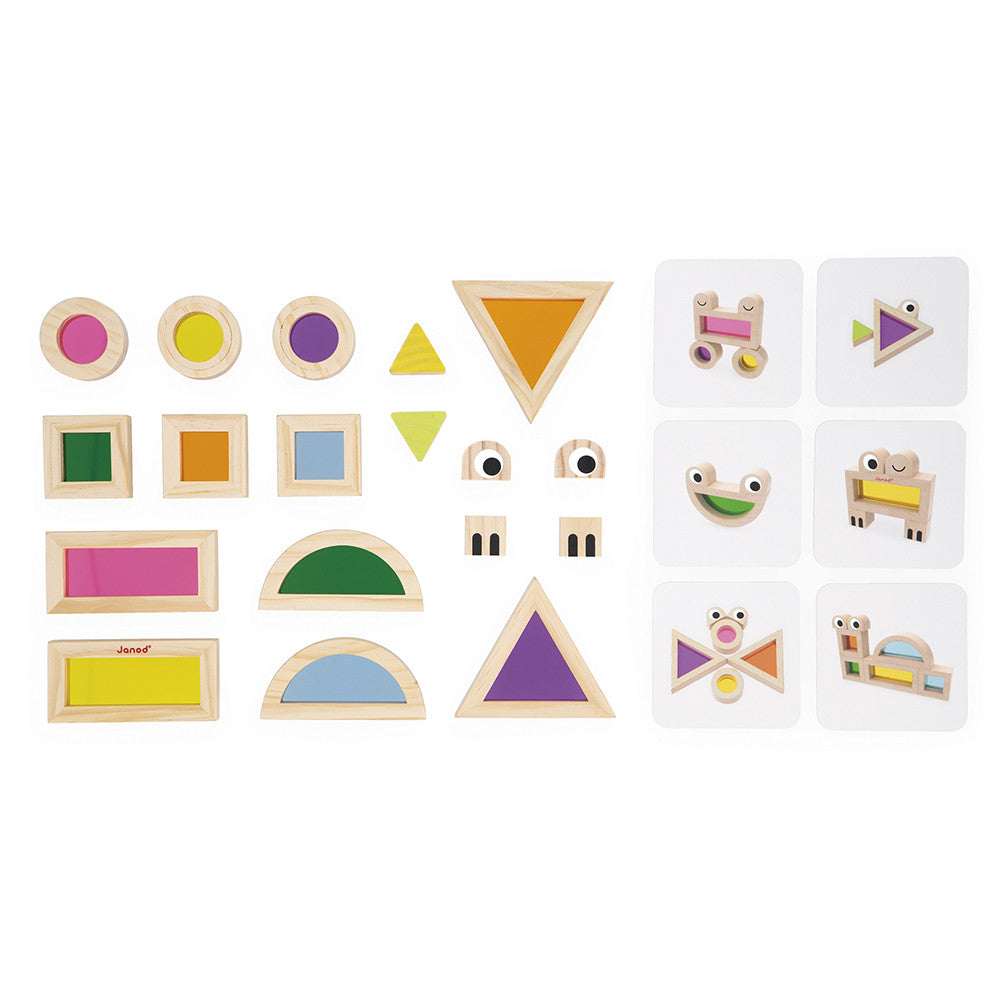 Janod Sensory Translucent Stacking Blocks