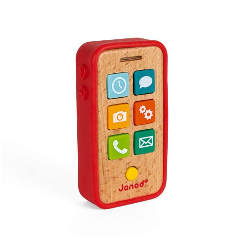 Wooden Sound Telephone (batteries included)