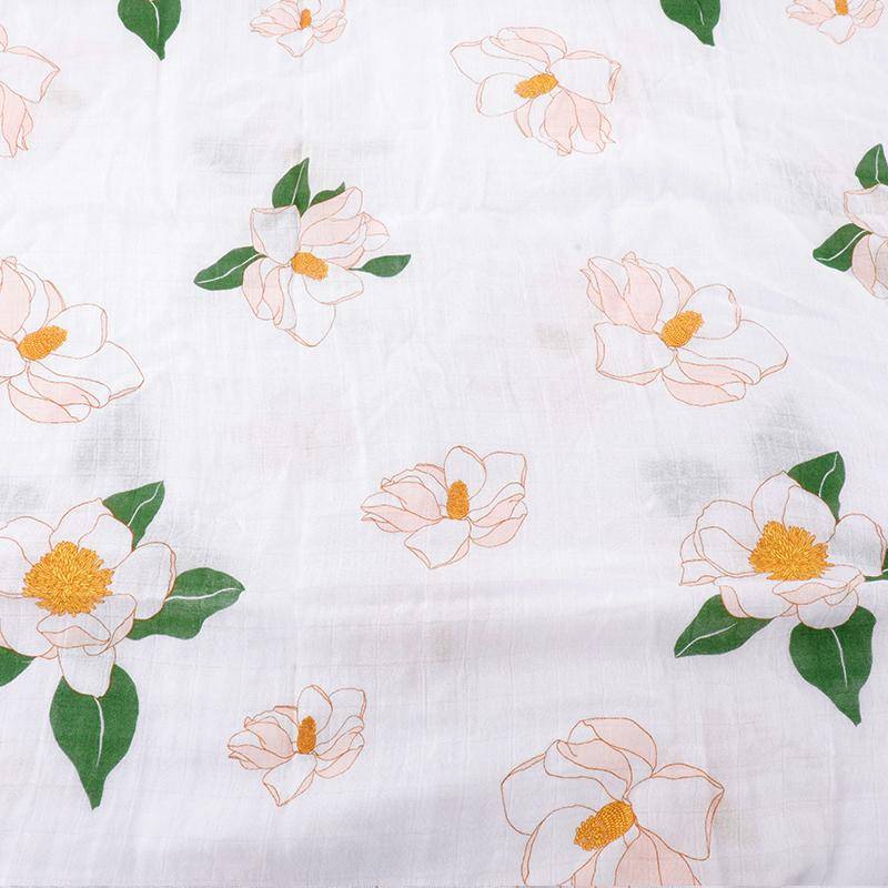 Southern Magnolia Bamboo Swaddle