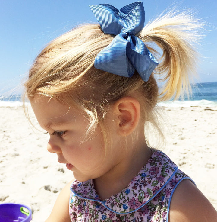 Americana Grosgrain Ribbon Bow Alligator Clip