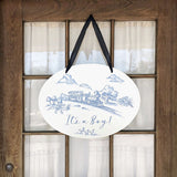 Storyland Toile New Baby Announcement Door Hanger (in store exclusive)
