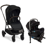 NUNA Triv Next Stroller + Pipa RX with RELX Base Travel System Bundle | Caviar (Cognac) | No Shipping