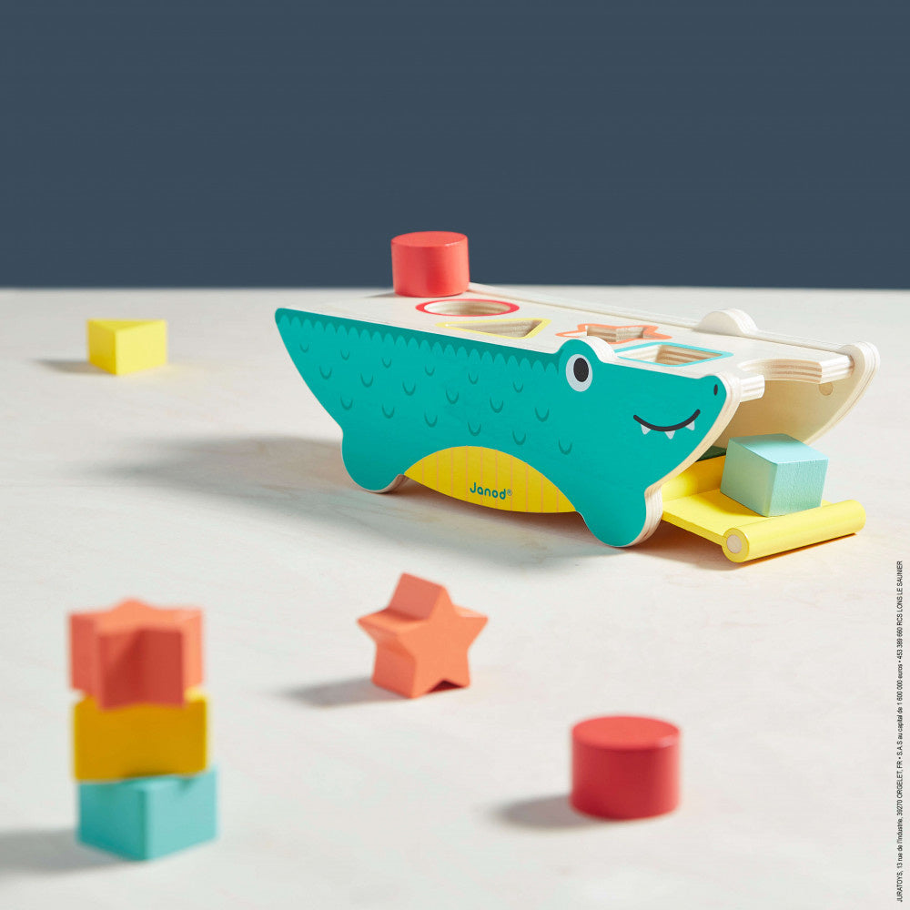 Tropik Wooden Shape Sorting Alligator