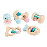 Hape Multi-Stage Sensory Rattle and Teether Gift Set