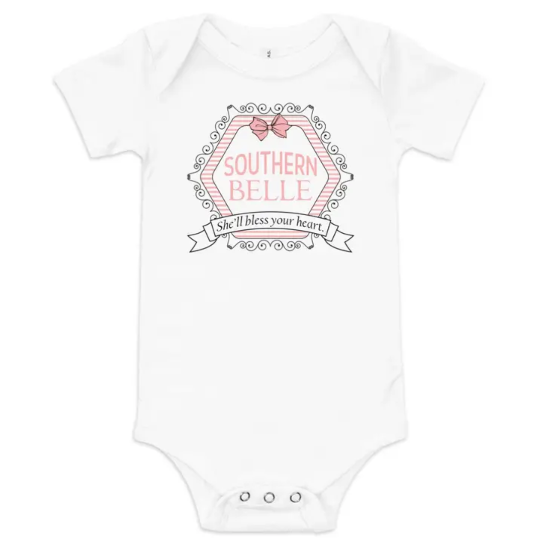 Southern Belle Cotton Onesie