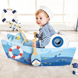 Hape Captain's Wooden Rocking Boat (in store excluisve)