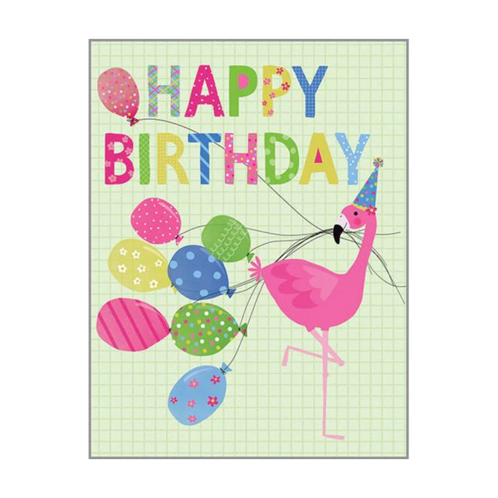 Birthday Greeting Card | Birthday Flamingo
