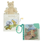 Classic Winnie The Pooh Toy Bundle | Jack in the Box with Soft Sensory Book