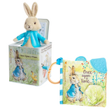 Peter Rabbit Toy Bundle | Jack in the Box with Soft Sensory Book | Once Upon a Time (exclusive)