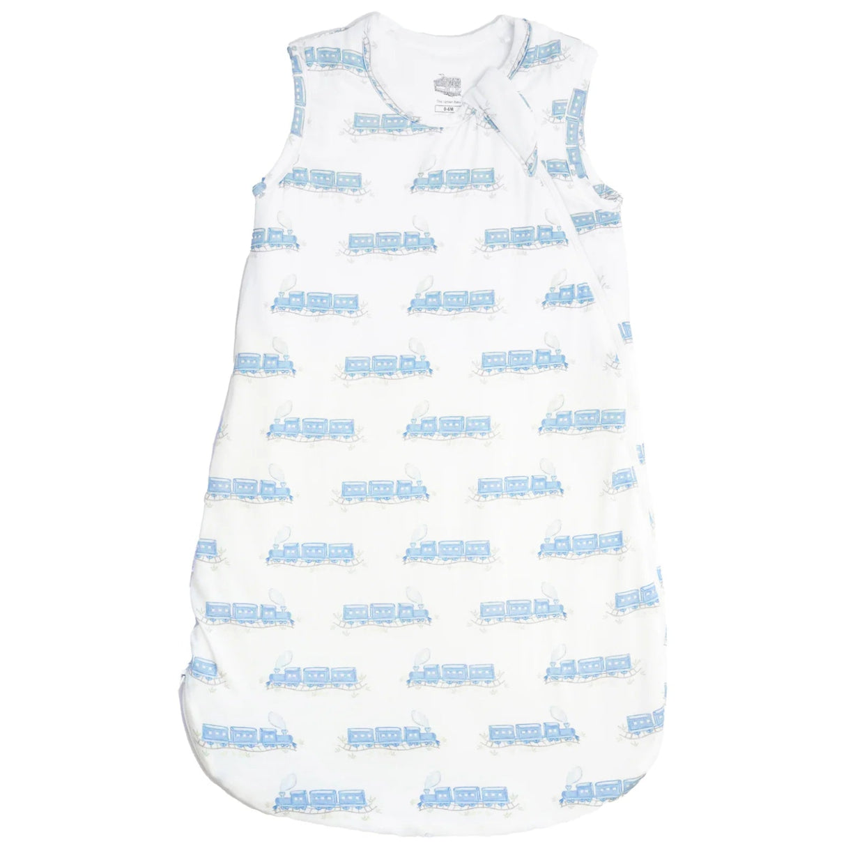 Uptown Baby Blue Train Bamboo Sleep Bag 1.0 TOG