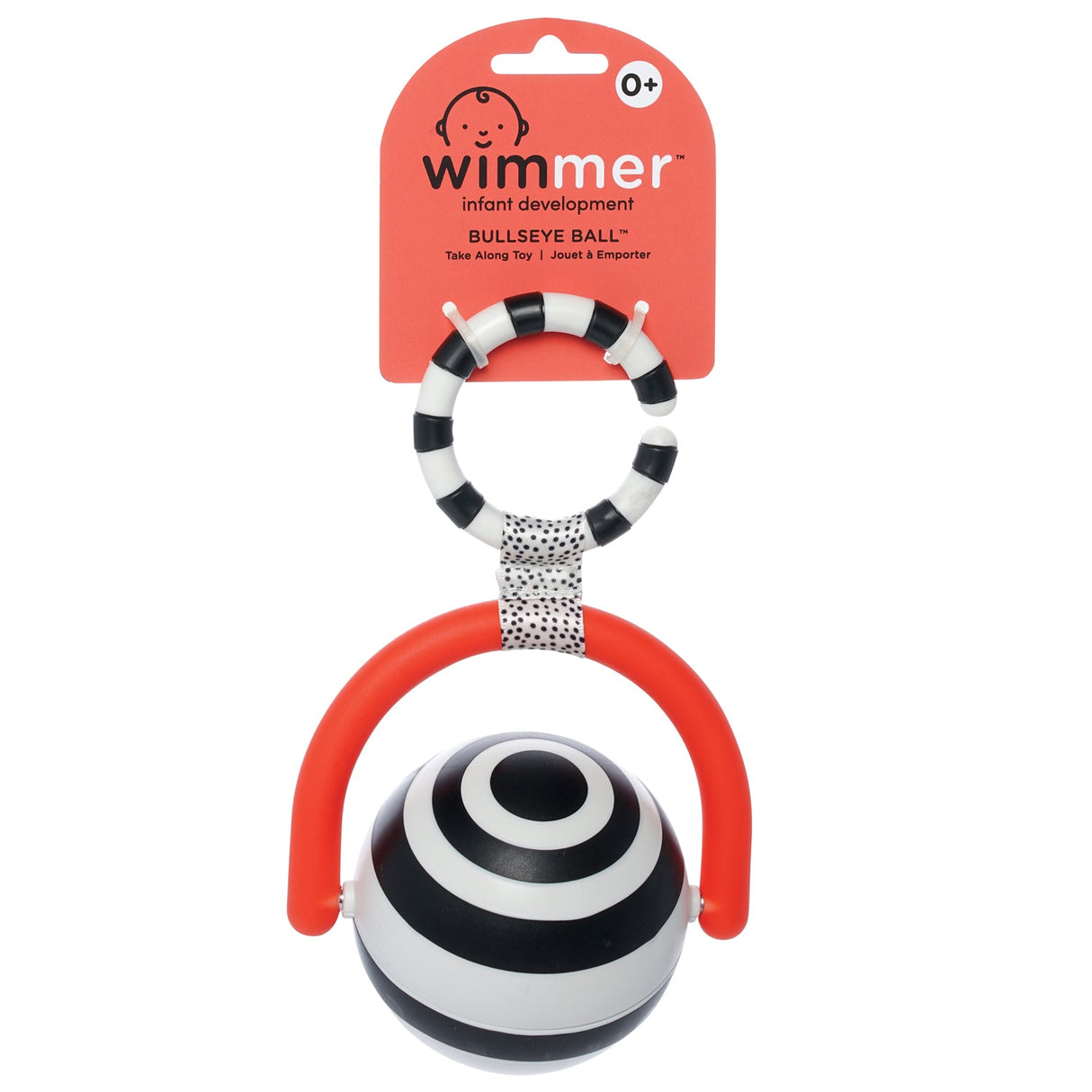 Wimmer Bullseye Ball Rattle Toy