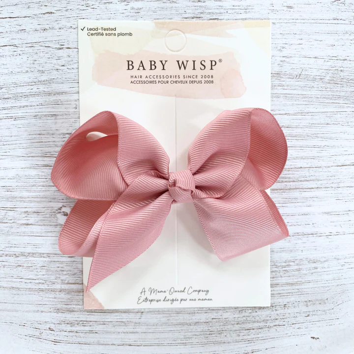 Sadie Grosgrain Ribbon Bow Alligator Clip